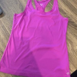 Pink Spalding workout racer back, small